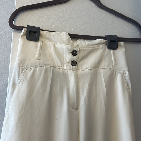 Orna Farho Oscar Designer off-white pants. Size 36 (4) - Picture 2 of 12